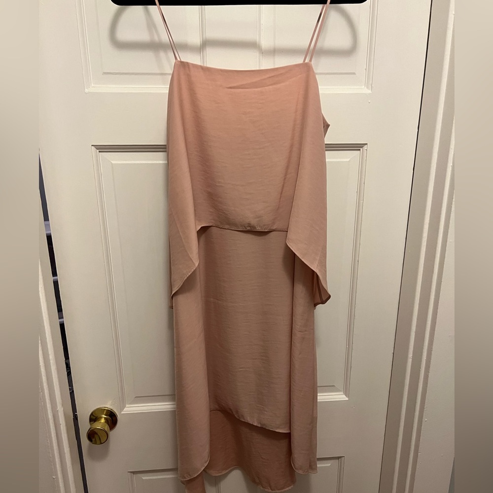 Banana Republic High Low Dress, Blush Pink - 6P
